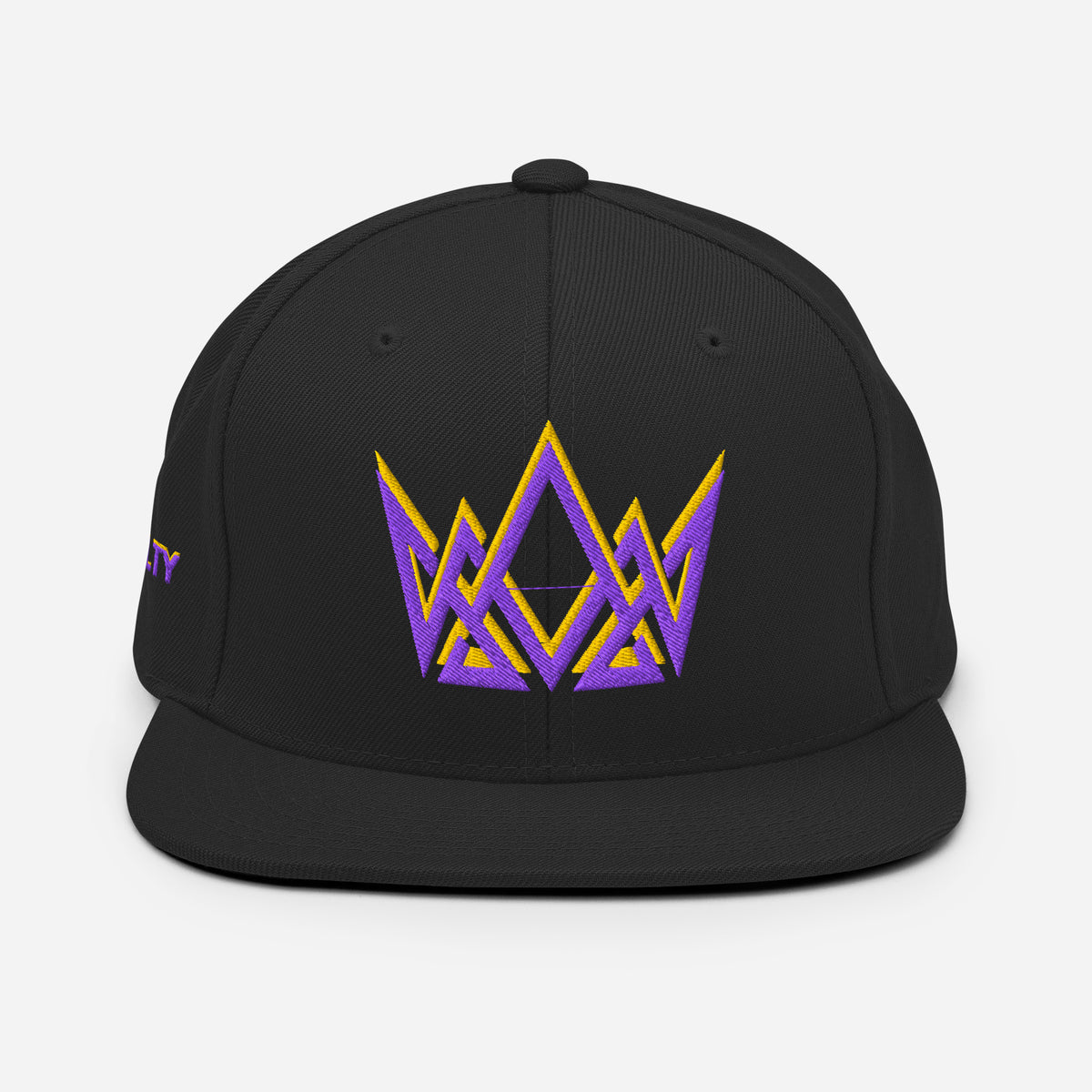Royalty Classic Snapback - Black - Back View 2
