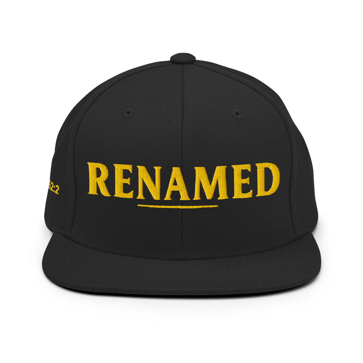 Renamed Classic Snapback - Black - Back View 4
