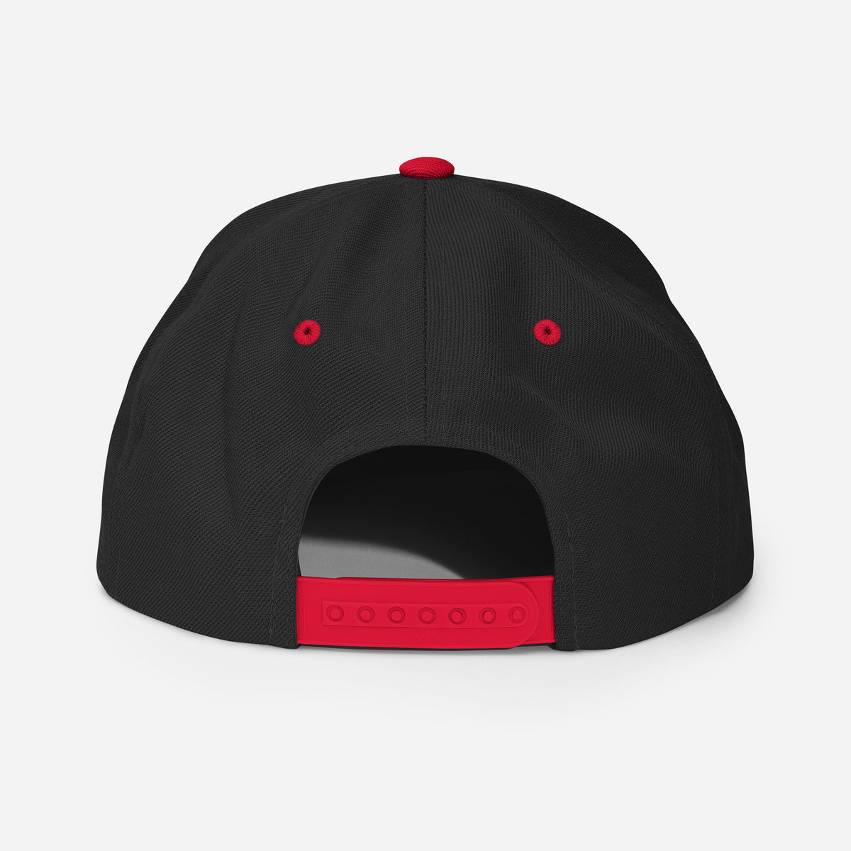 Fire in My Bones Classic Snapback - Black/ Red - Back View 2