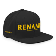 Renamed Classic Snapback - Black - Right Front View