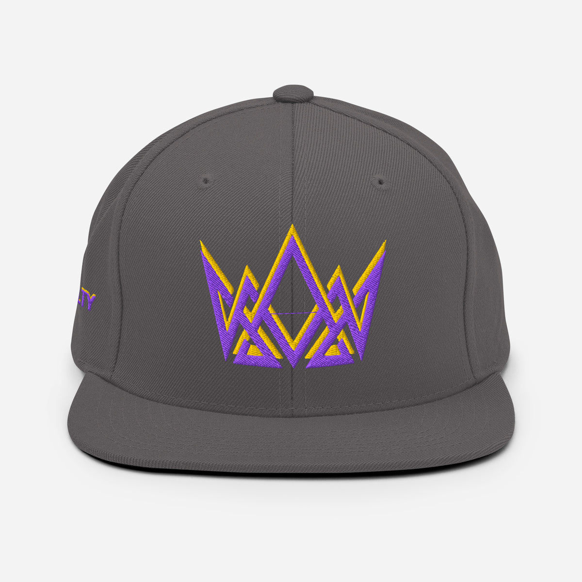 Royalty Classic Snapback - Dark Grey - Back View 2