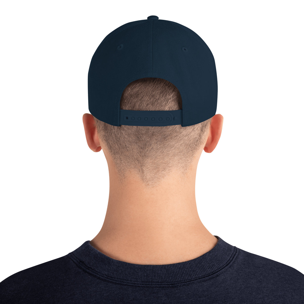 Men's Iron Sharpens Iron Classic Snapback - Dark Navy - Back View