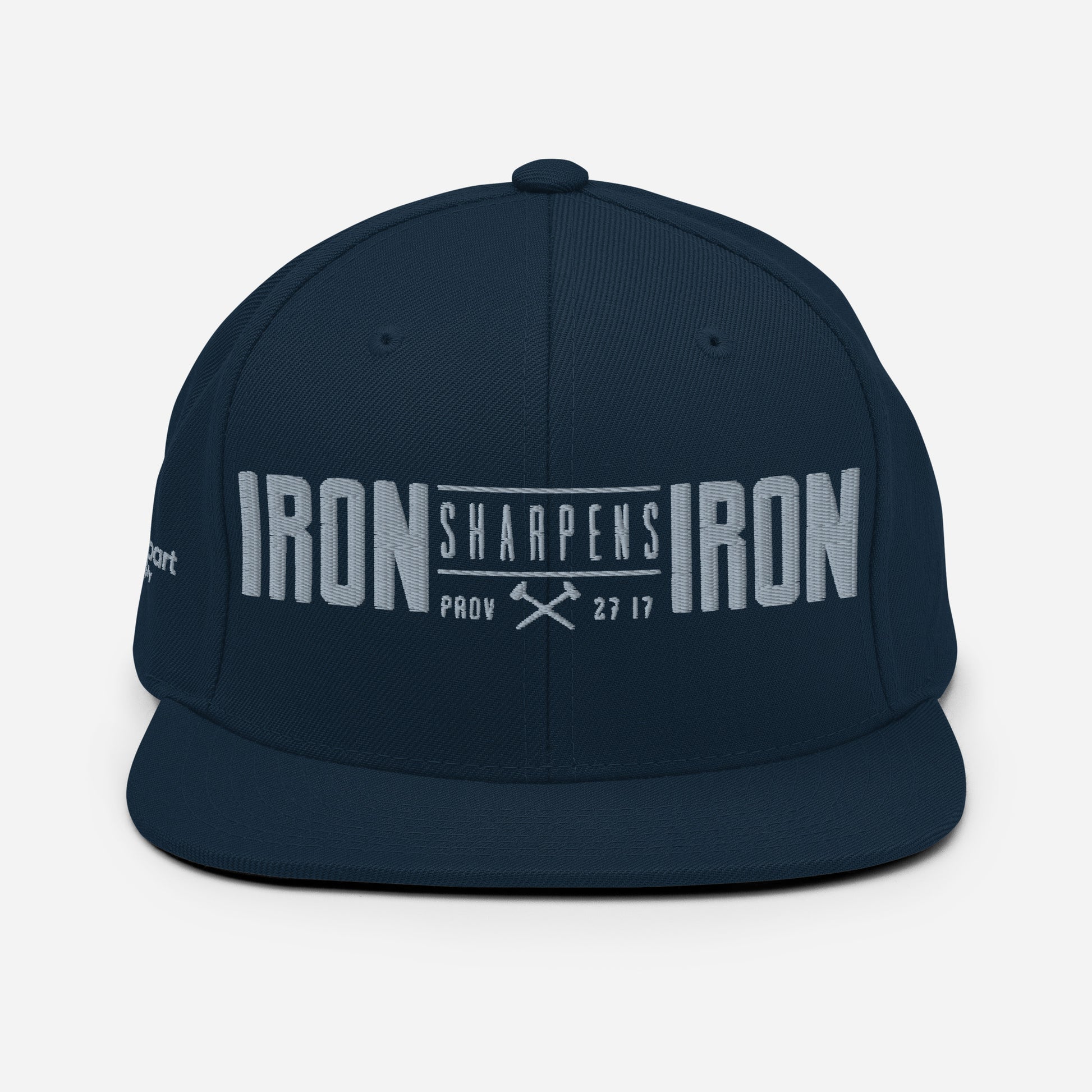 Men's Iron Sharpens Iron Classic Snapback - Dark Navy - Back View 3