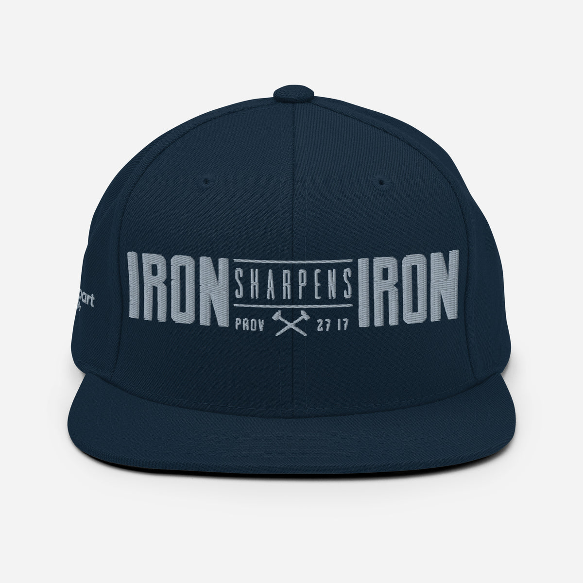 Men's Iron Sharpens Iron Classic Snapback - Dark Navy - Back View 3