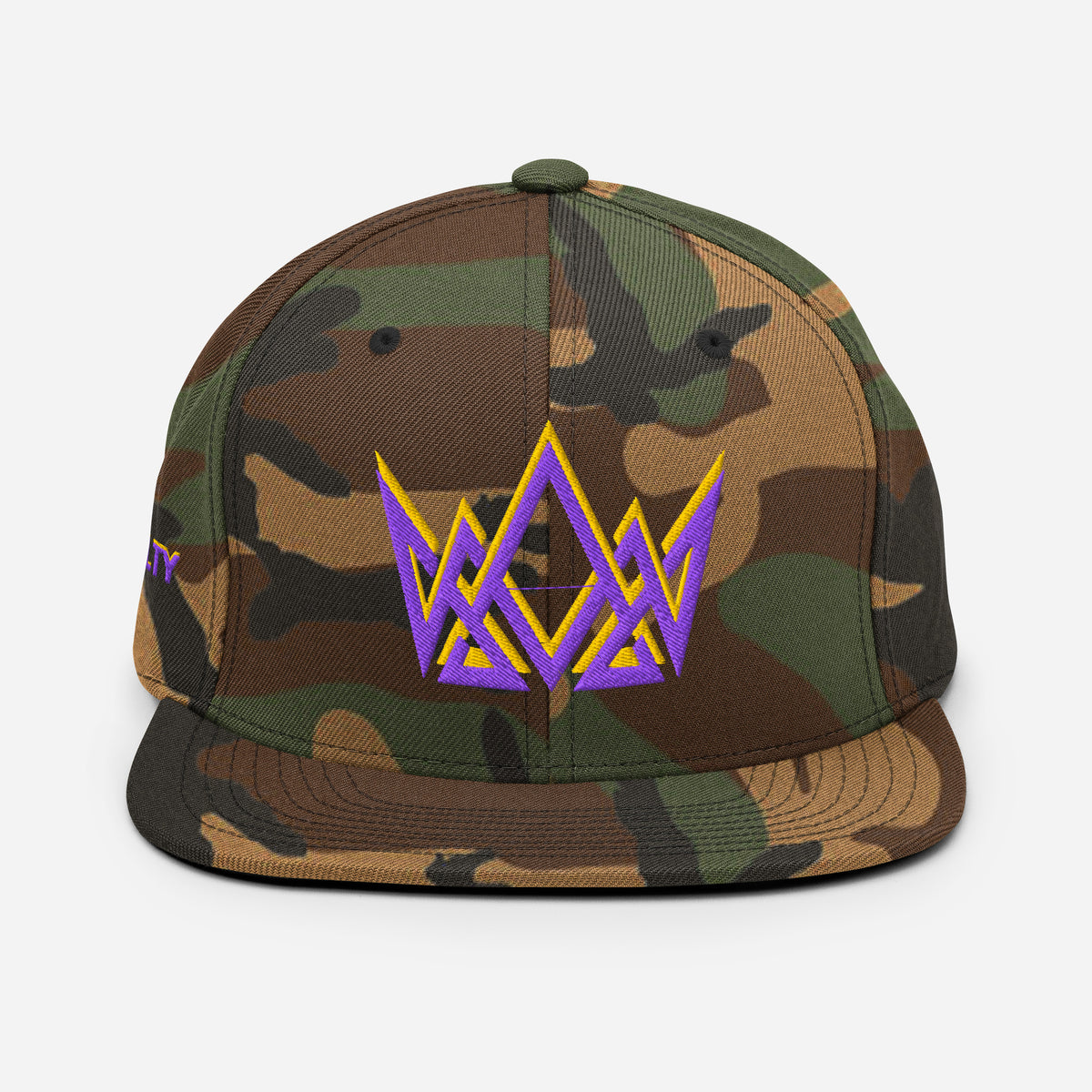 Royalty Classic Snapback - Green Camo - Back View 2