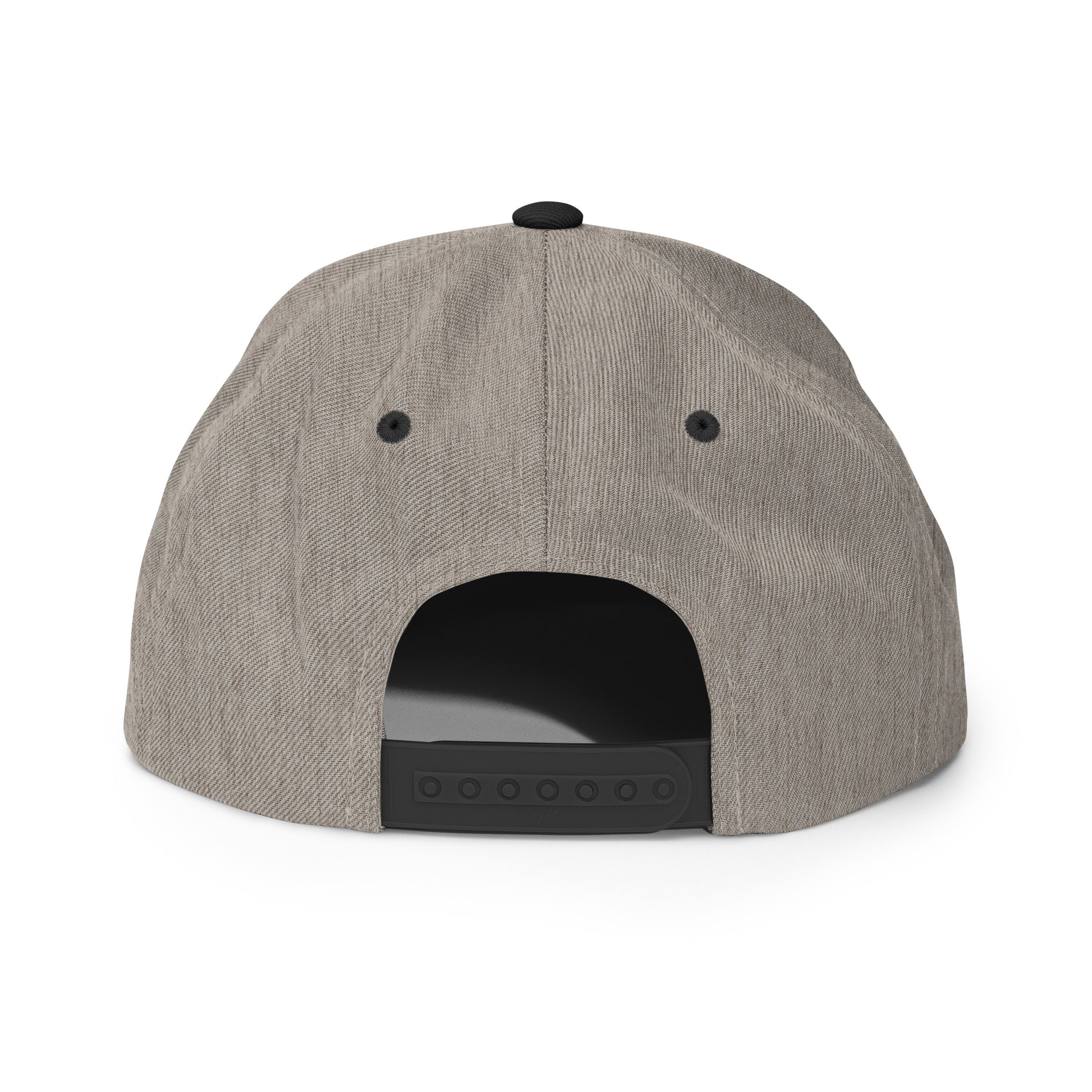 Renamed Classic Snapback - Heather/Black - Back View