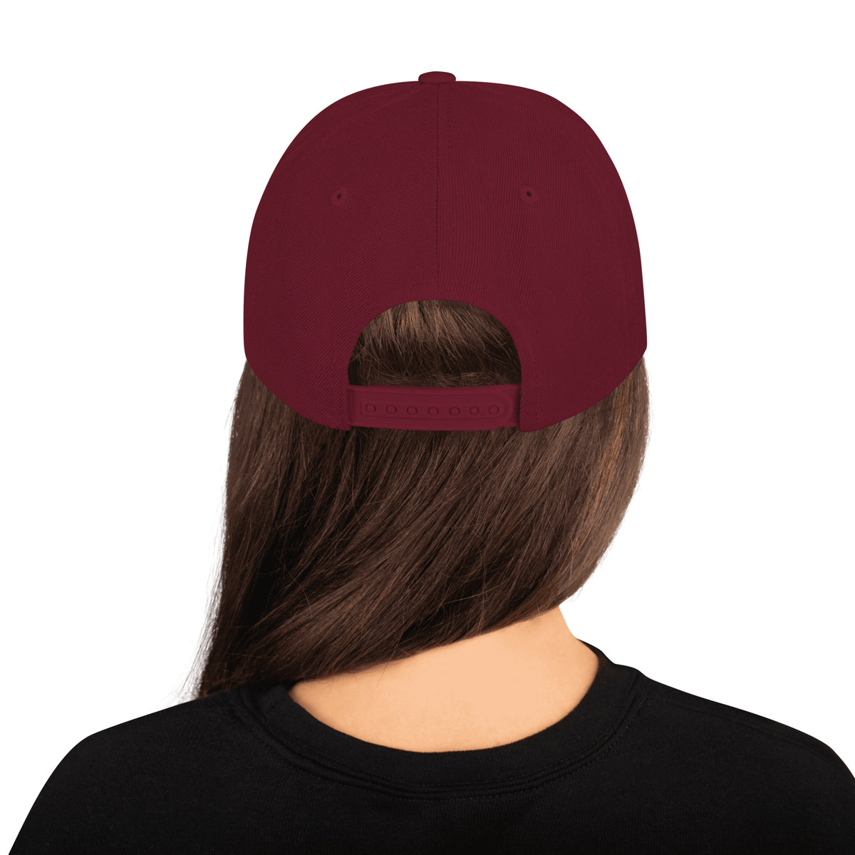 Renamed Classic Snapback - Maroon - Back View