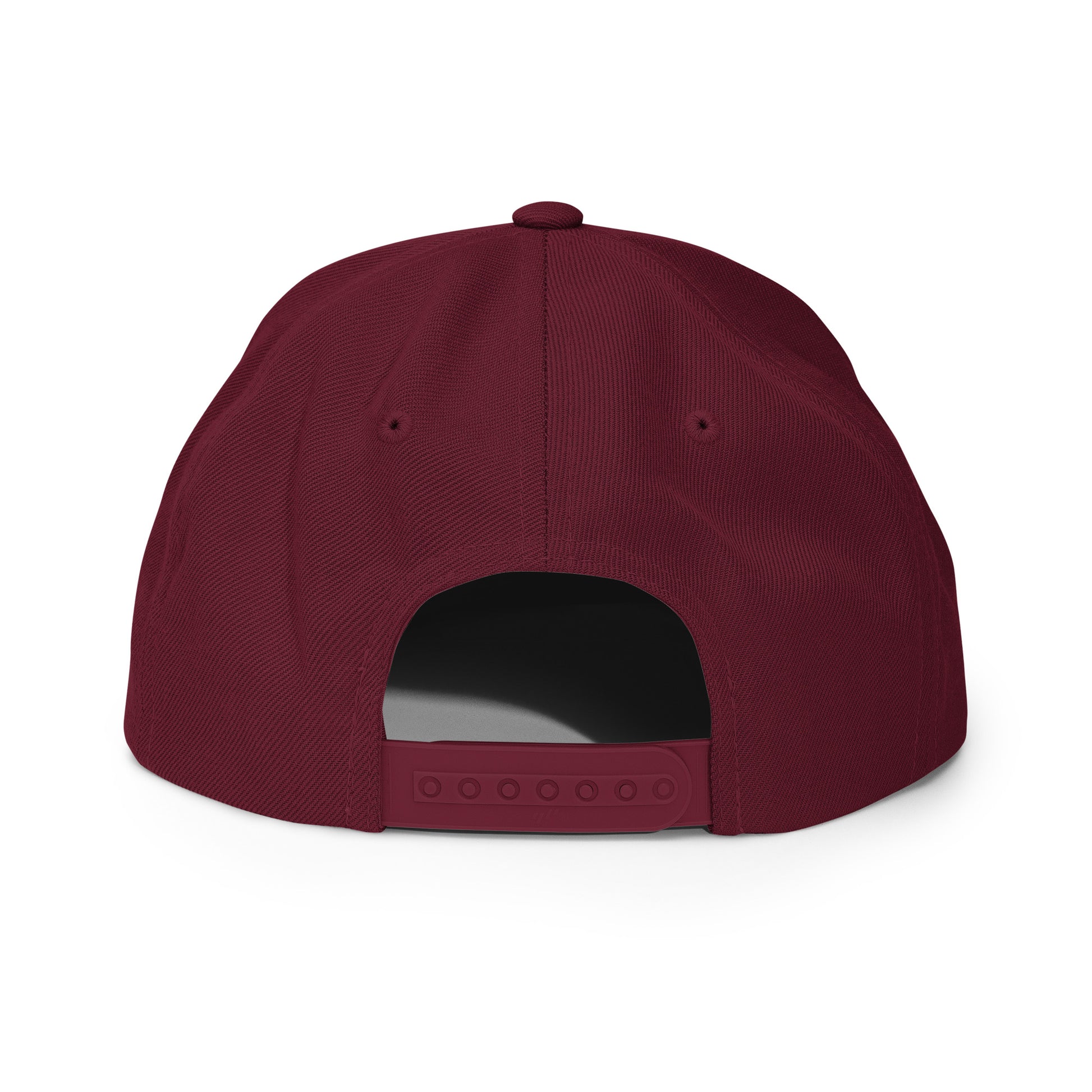 Renamed Classic Snapback - Maroon - Back View 2