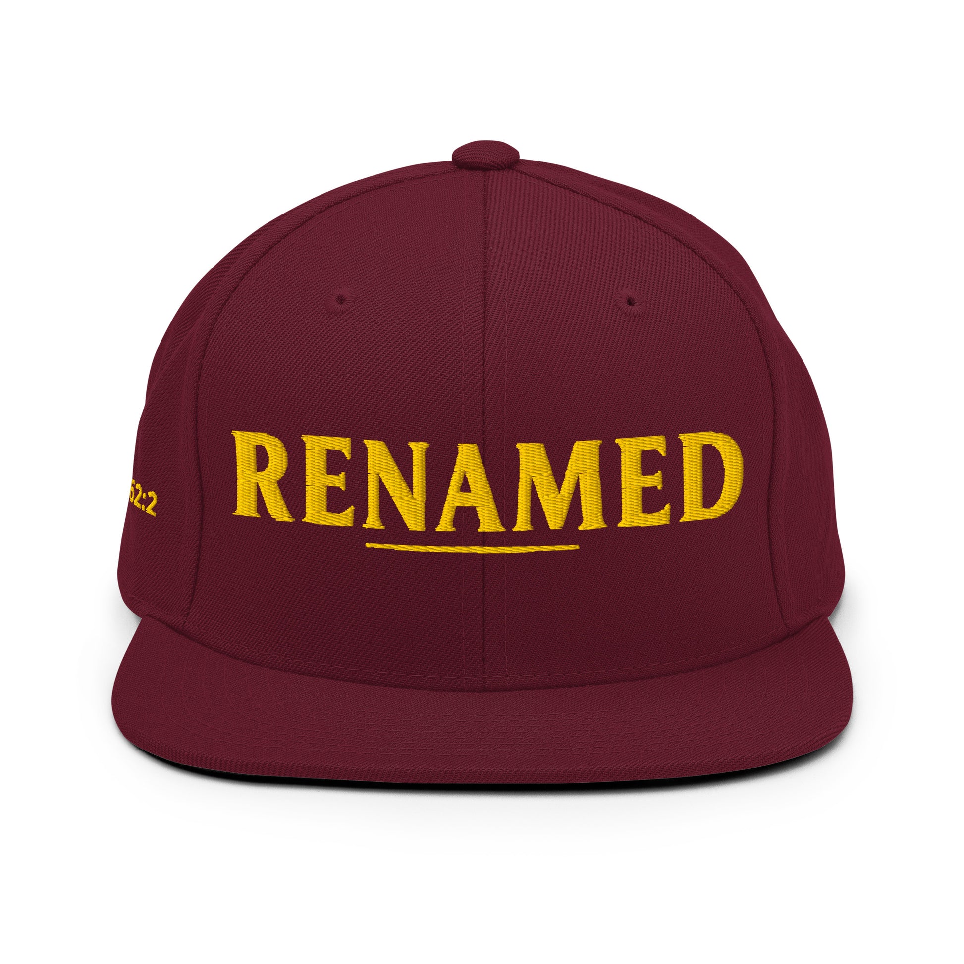 Renamed Classic Snapback - Maroon - Back View 4