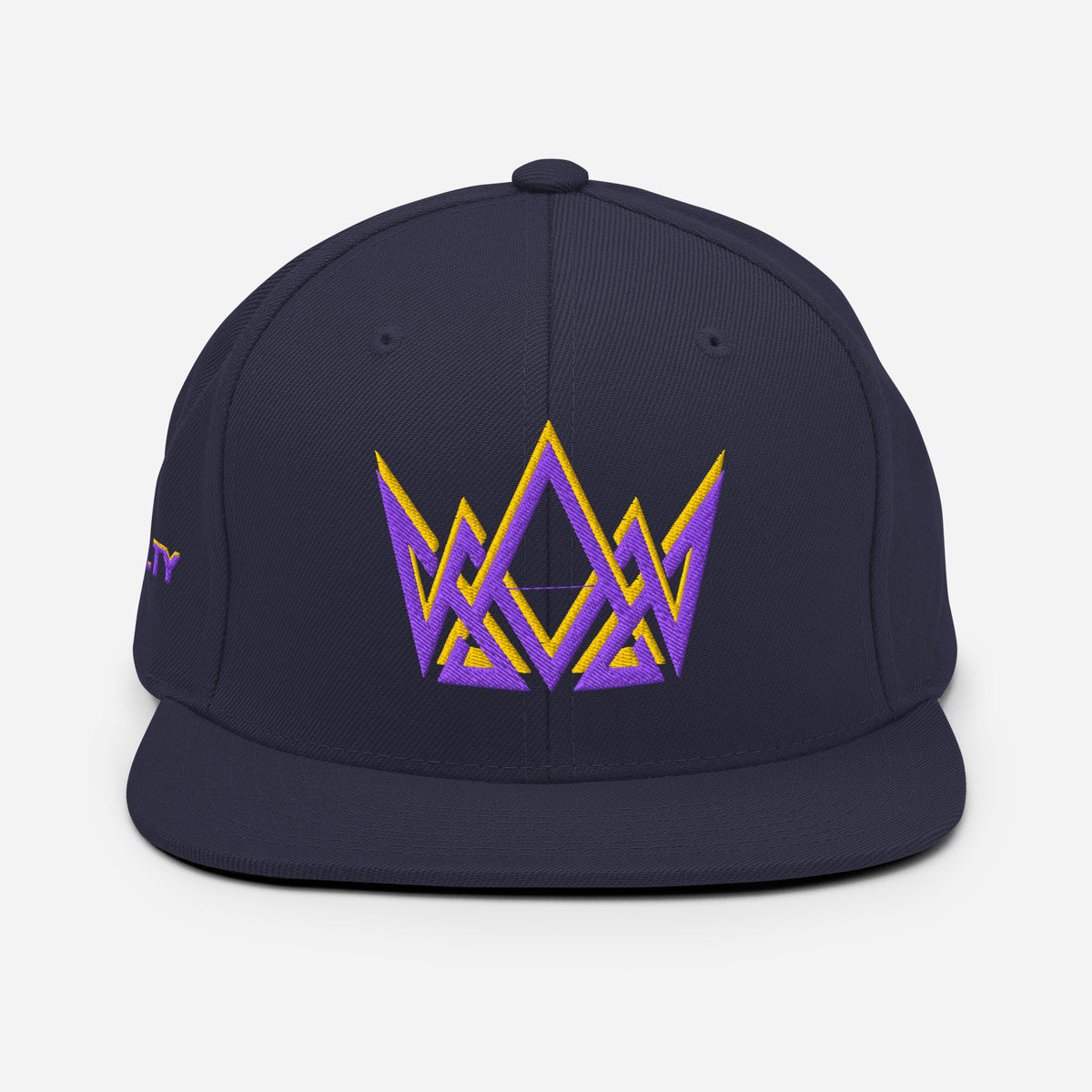 Royalty Classic Snapback - Navy - Back View 2