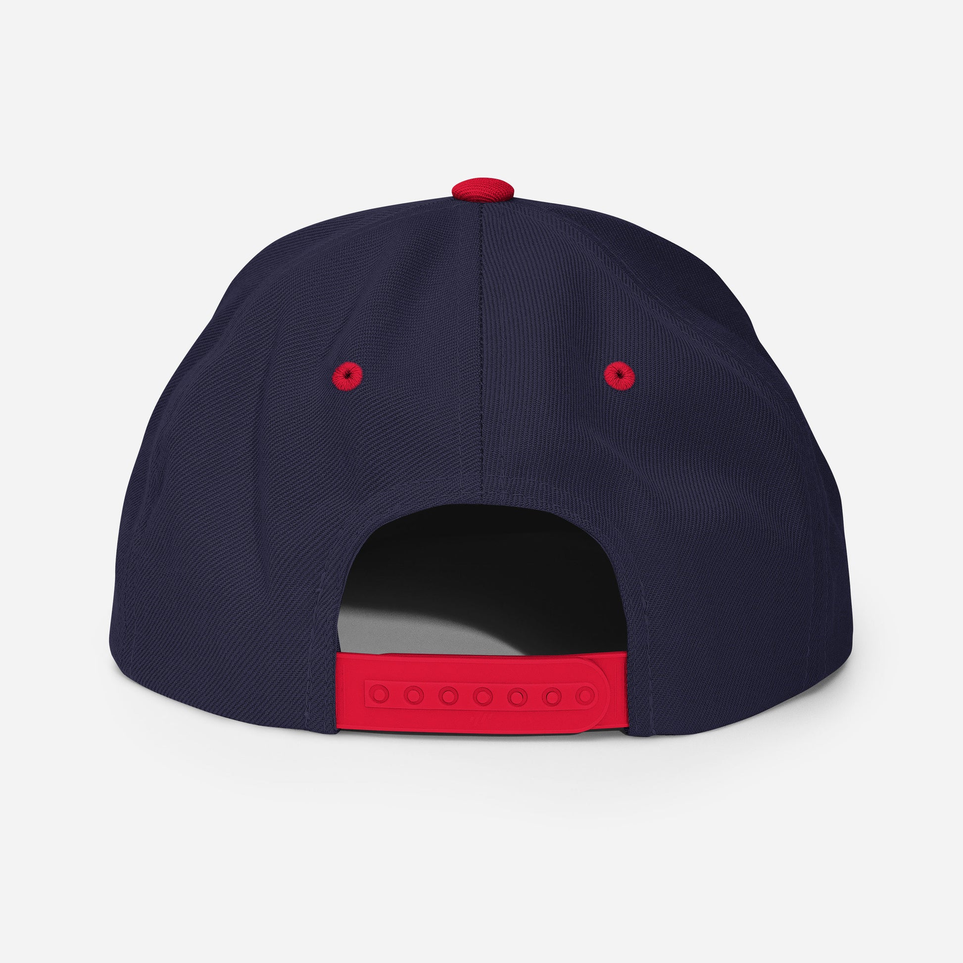 Fire in My Bones Classic Snapback - Navy/ Red - Back View 2