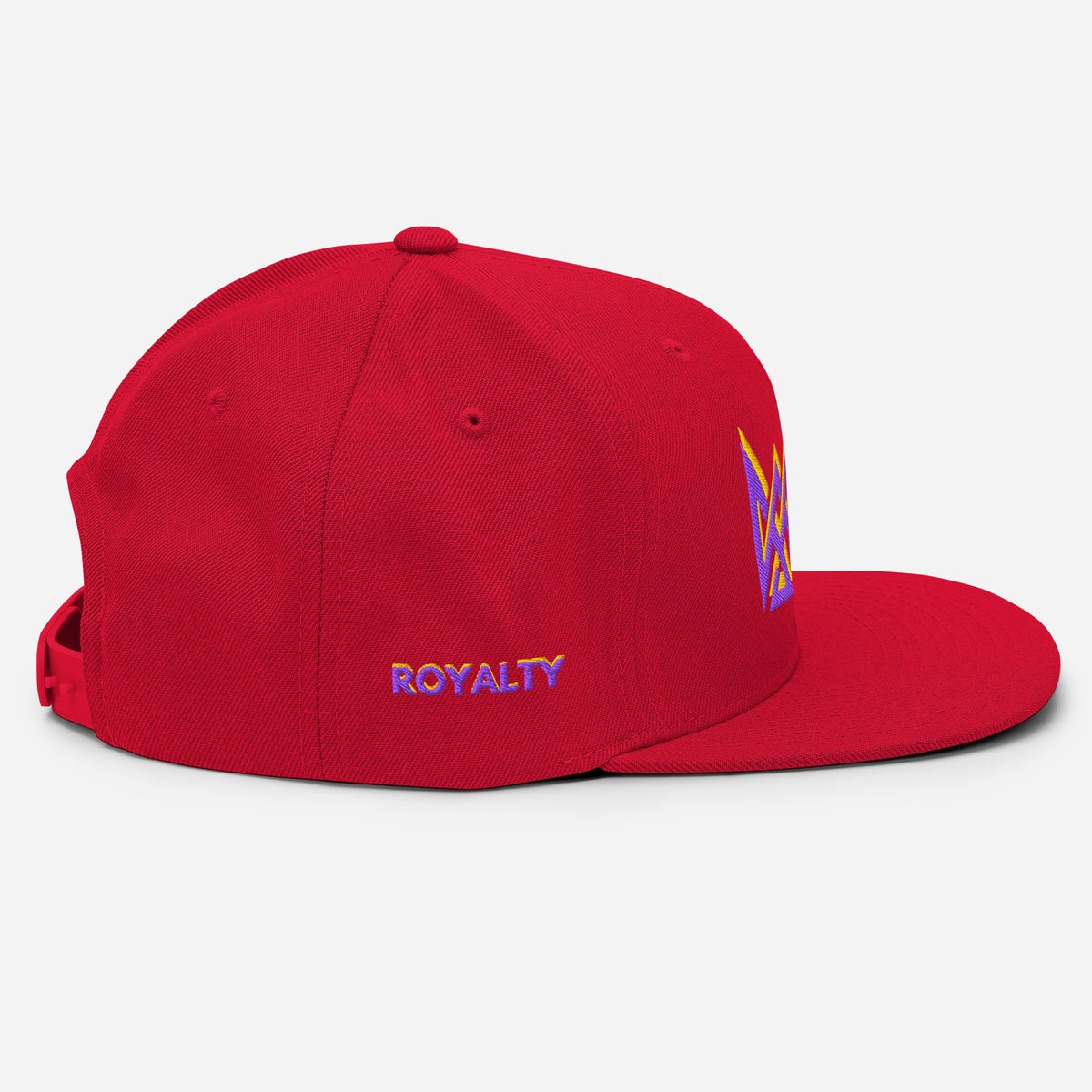Royalty Classic Snapback - Red - Right Side View 2