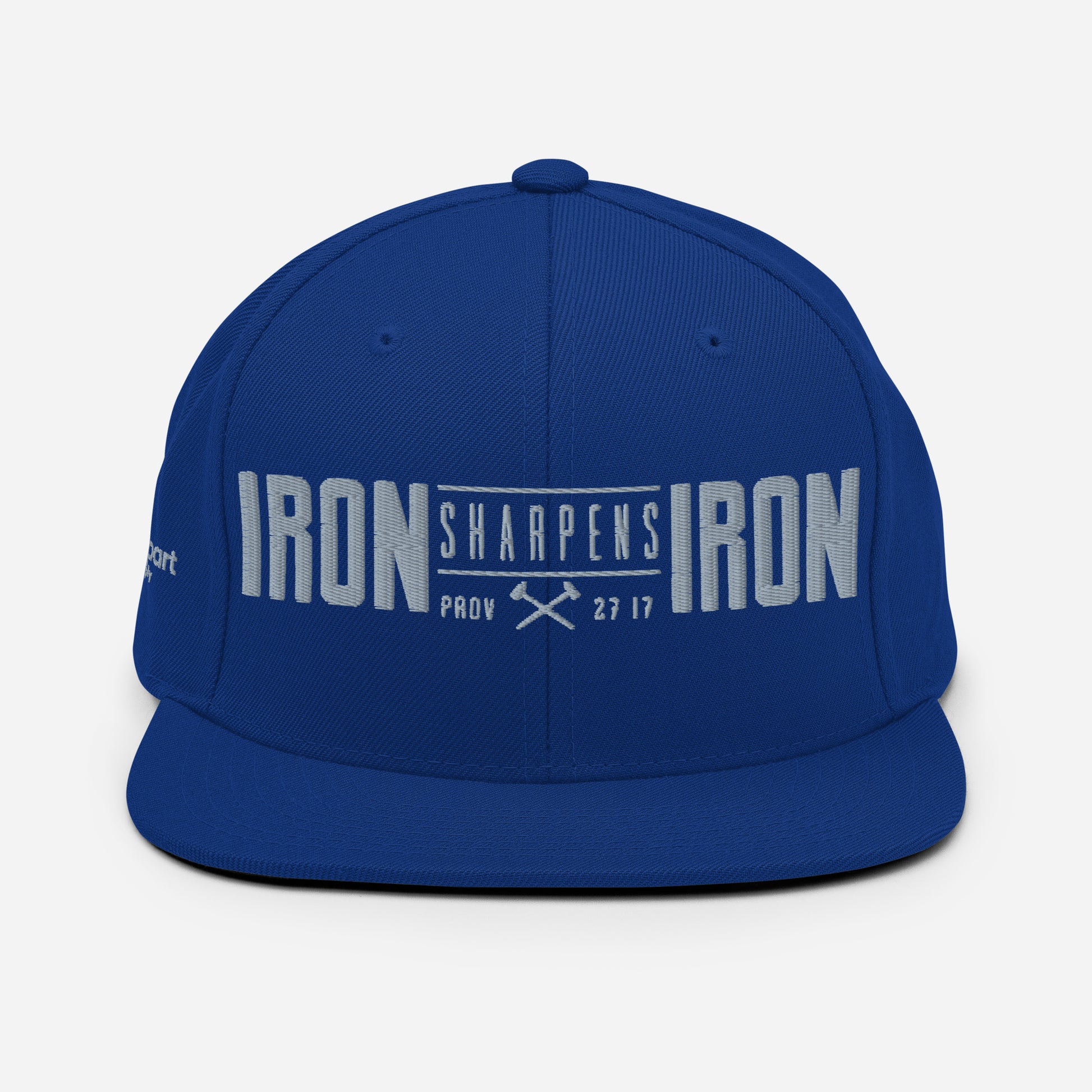 Men's Iron Sharpens Iron Classic Snapback - Royal Blue - Back View 2