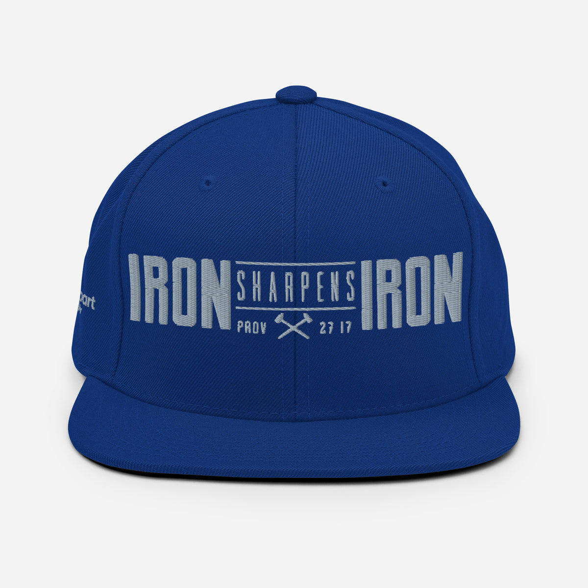 Men's Iron Sharpens Iron Classic Snapback - Royal Blue - Back View 2