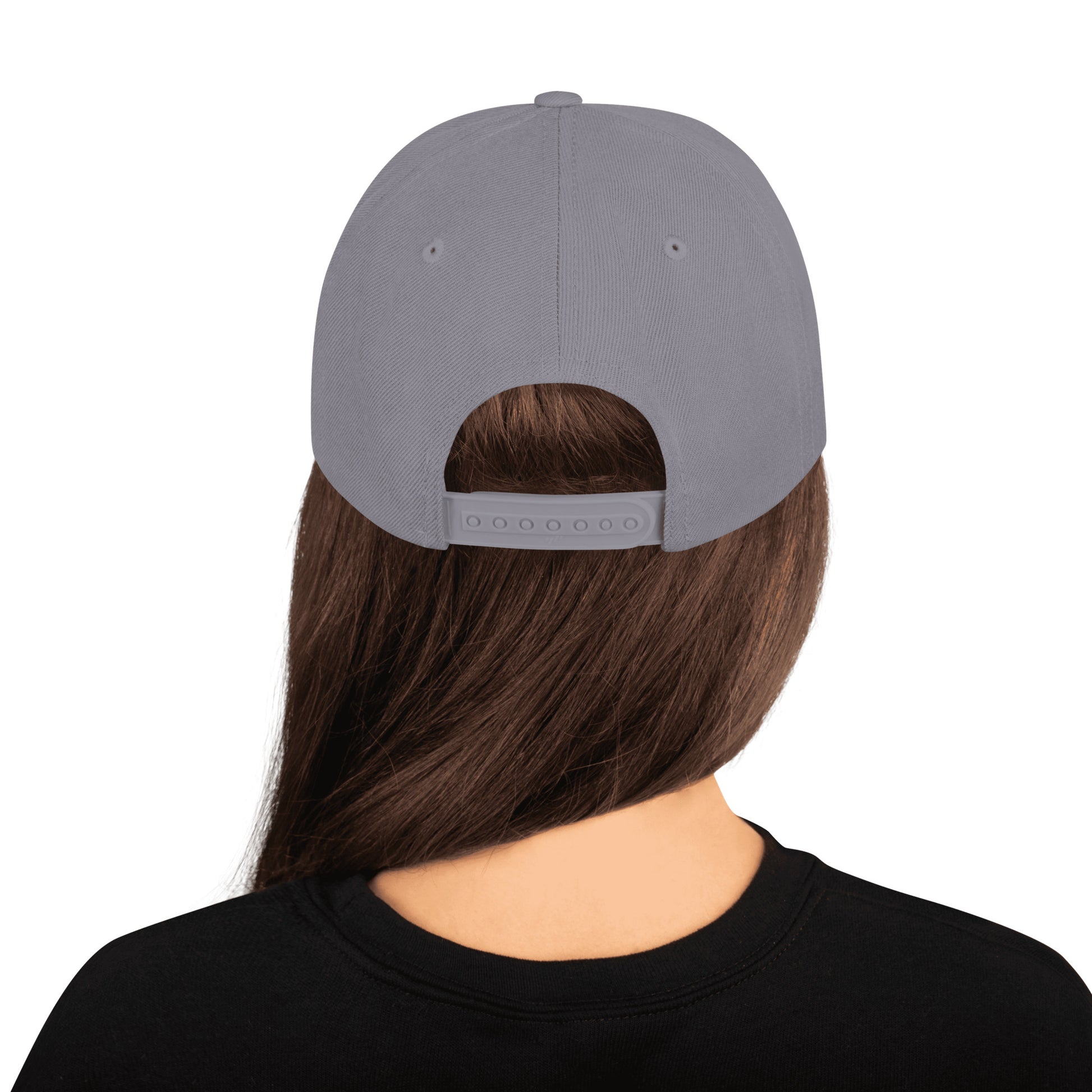 Royalty Classic Snapback - Silver - Back View