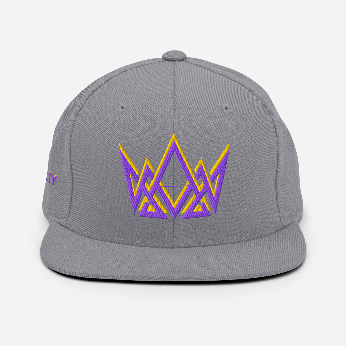Royalty Classic Snapback - Silver - Back View 4