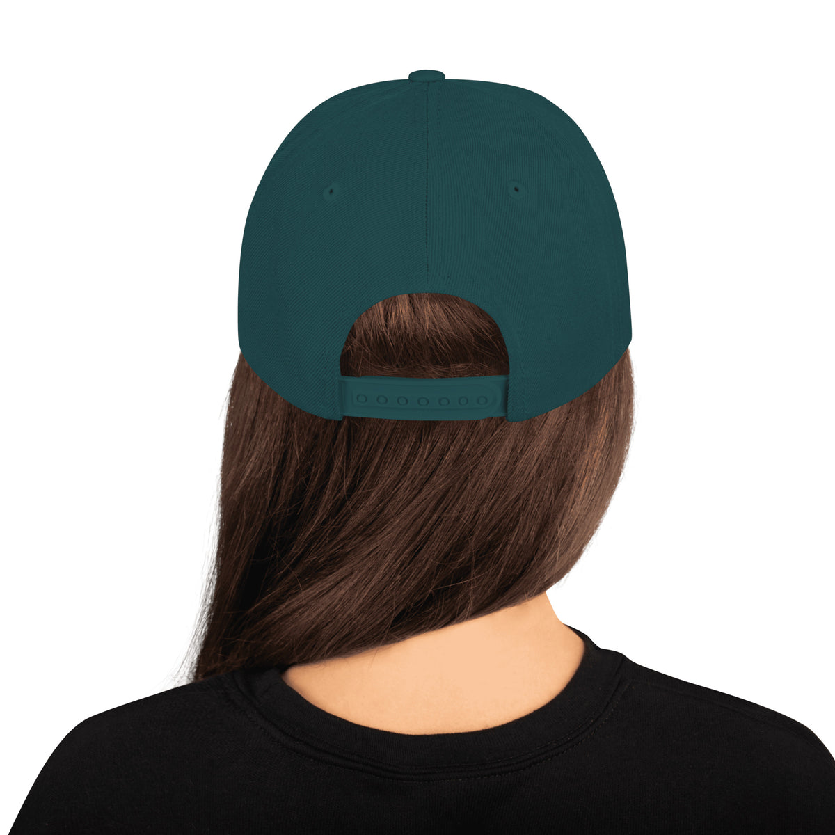 My Breath Bears His Name Classic Snapback - Spruce - Back View