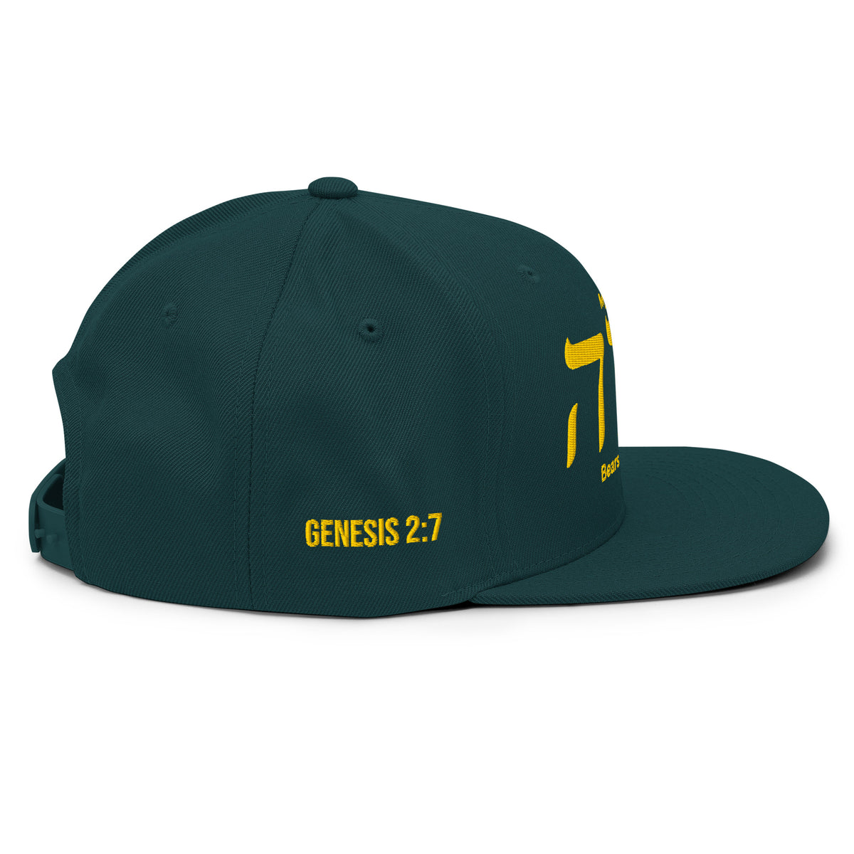 My Breath Bears His Name Classic Snapback - Spruce - Right Side View 2