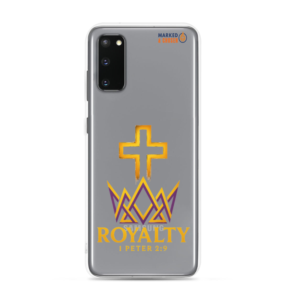Royalty Clear Samsung Galaxy Case - Samsung Galaxy S20 - On-Phone View