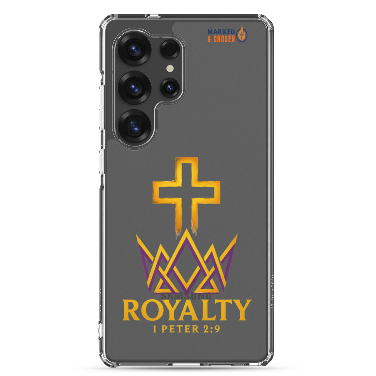 Royalty Clear Samsung Galaxy Case - Samsung Galaxy S25 Ultra - On-Phone View