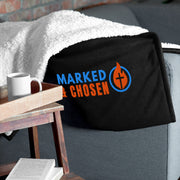 Marked & Chosen Premium Sherpa Blanket - Black - Front View