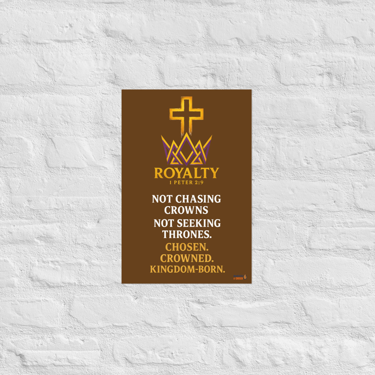 Royalty Poster - 12″×18″ - Front View
