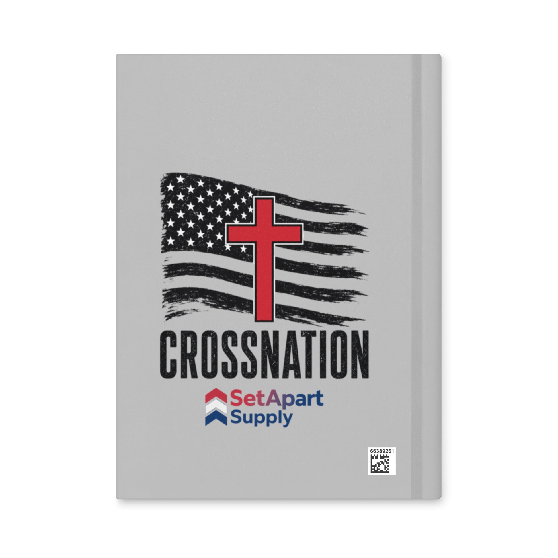 Heroes in Christ Fire & Rescue Journal - White 8 × 5.75 in - Back View