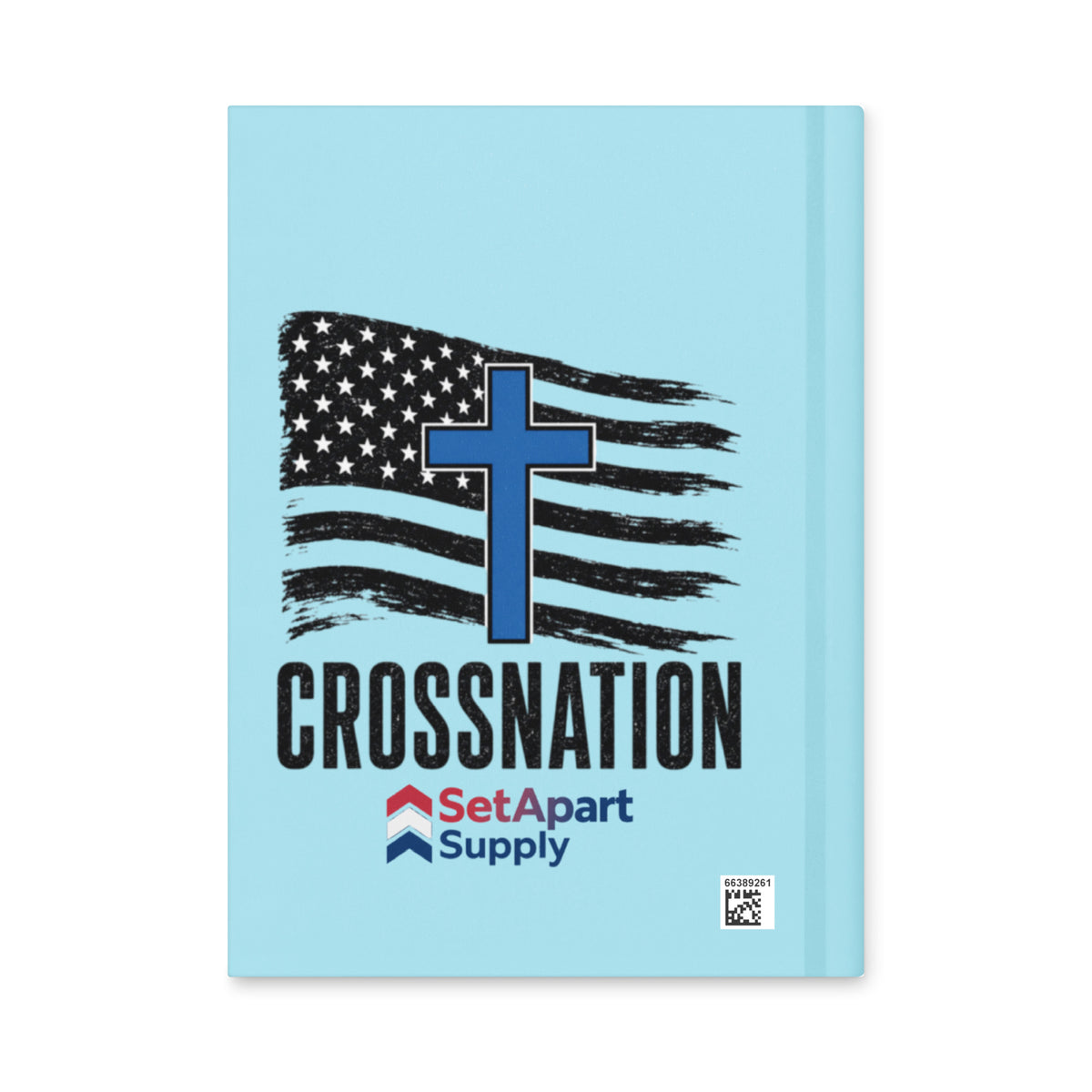 Heroes in Christ Police Journal - White 8 × 5.75 in - Back View