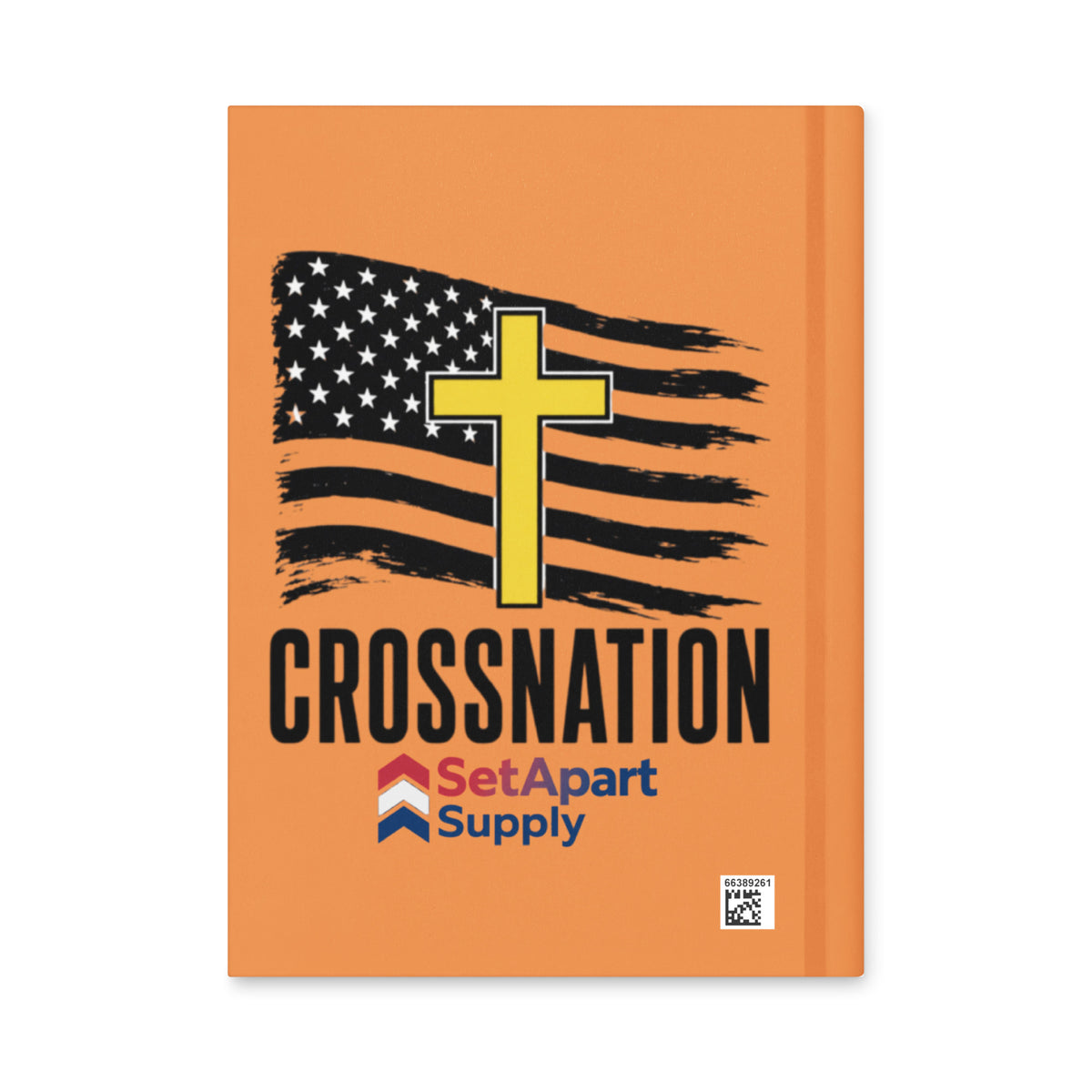 Heroes in Christ Dispatch Journal - White 8 × 5.75 in - Back View