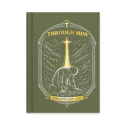 Through Him Men's Journal - White - Front View