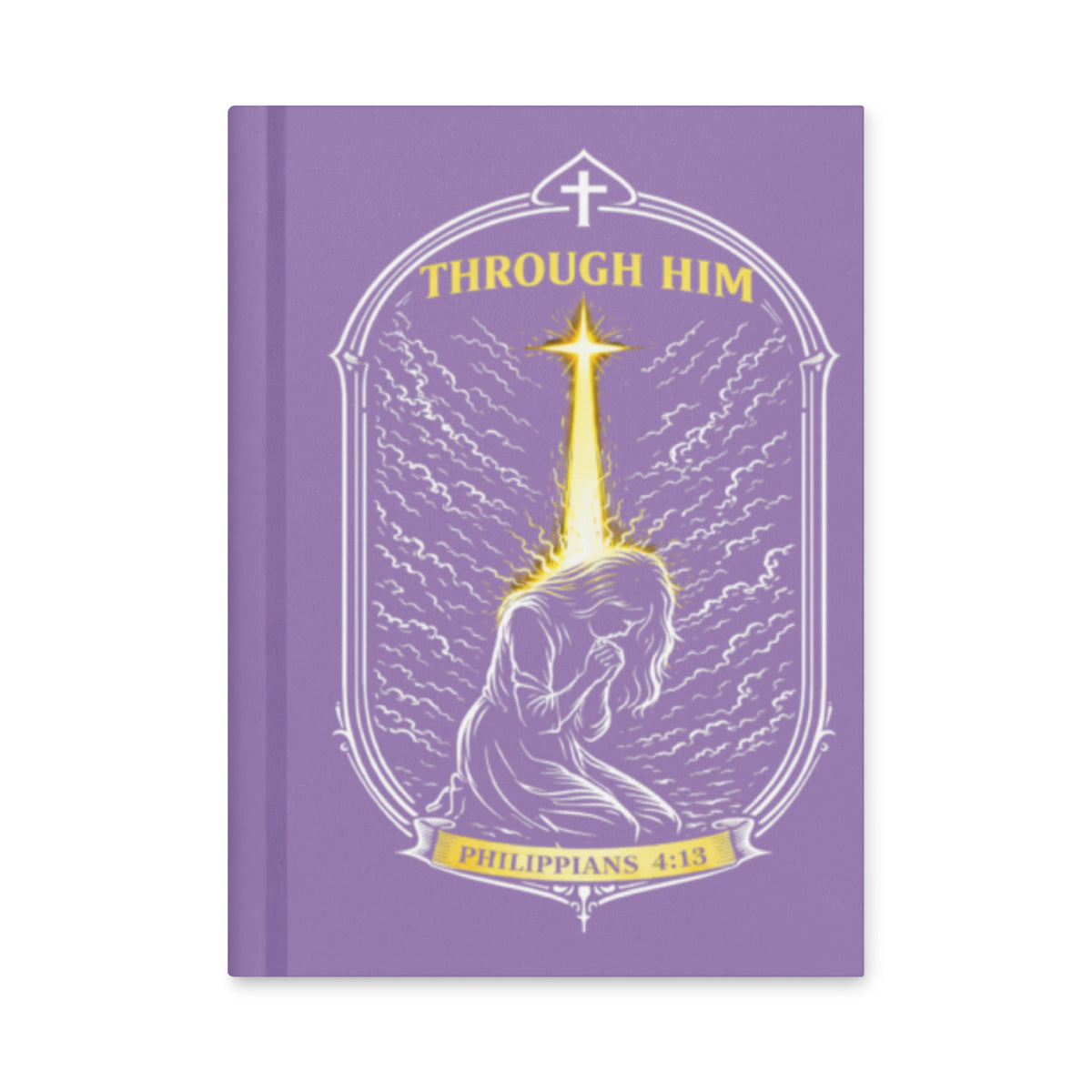 Through Him Women's Journal - White - Front View