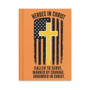 Heroes in Christ Dispatch Journal - White 8 × 5.75 in - Front View