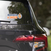Marked & Chosen Sticker - 15″×3.75″ - Front View
