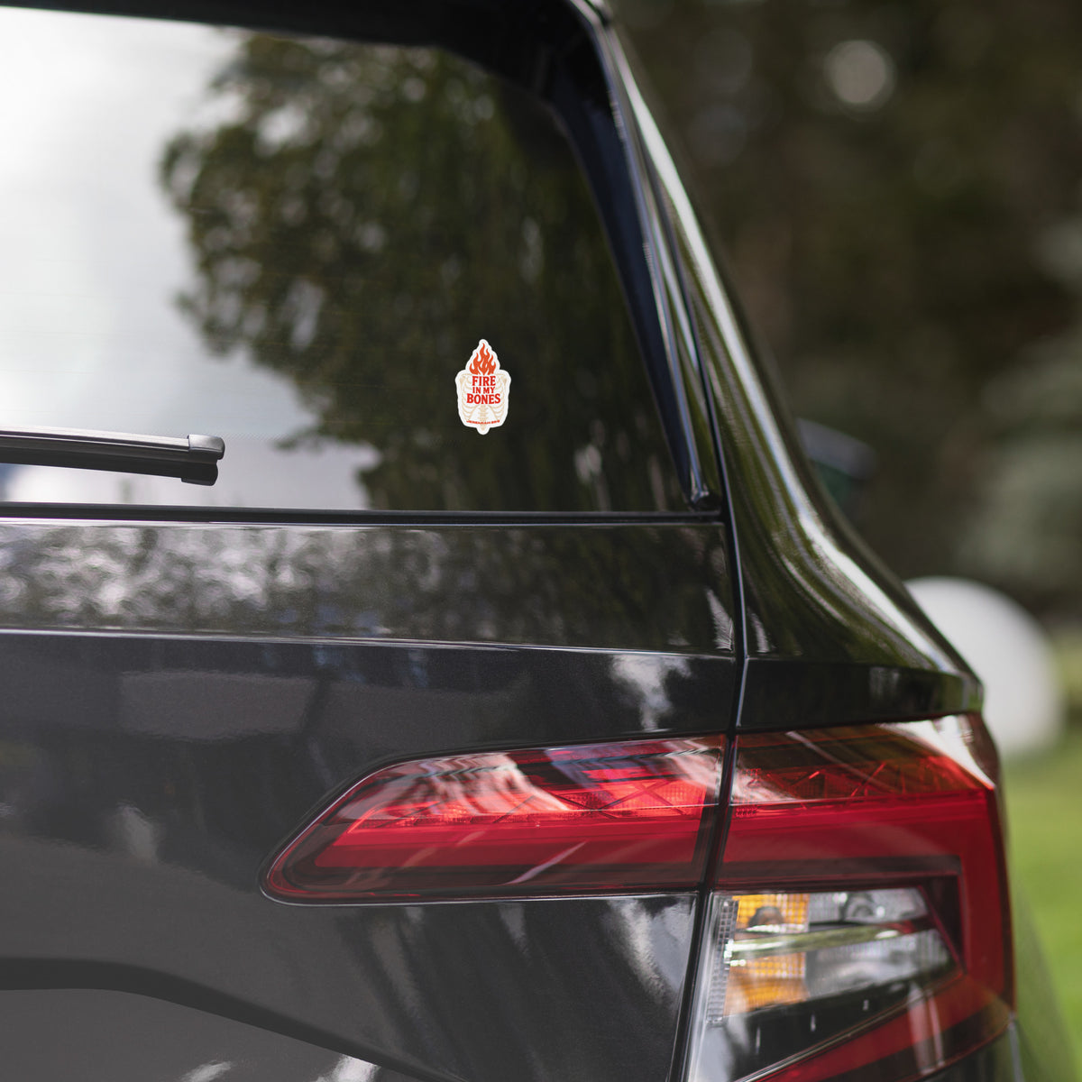 Fire in My Bones Sticker - 3″×3″ - Front View