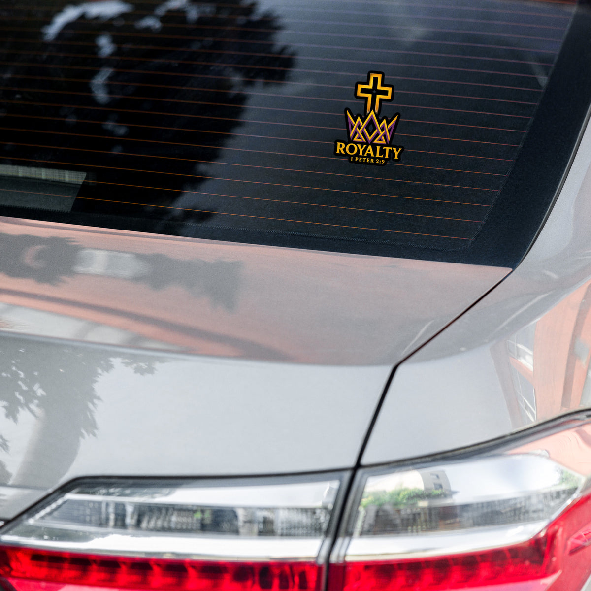 Royalty Kiss-Cut Sticker - 4″×4″ - Front View