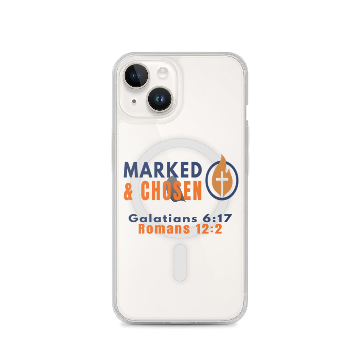 Marked & Chosen Clear MagSafe iPhone Case - iPhone 14 - Front View