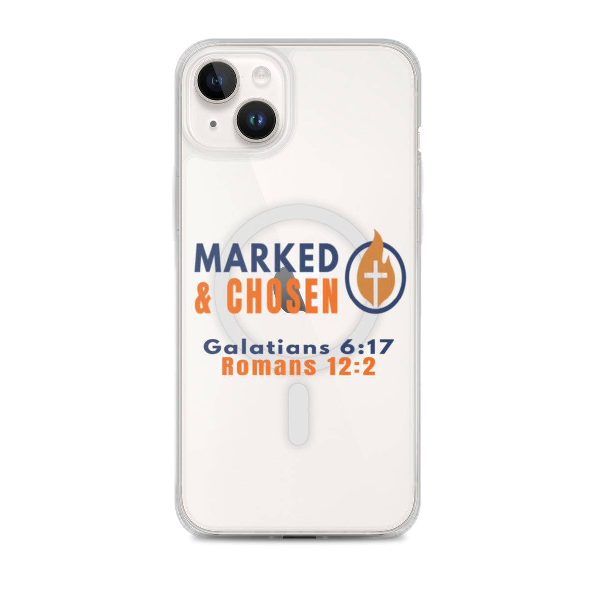 Marked & Chosen Clear MagSafe iPhone Case - iPhone 14 Plus - Front View