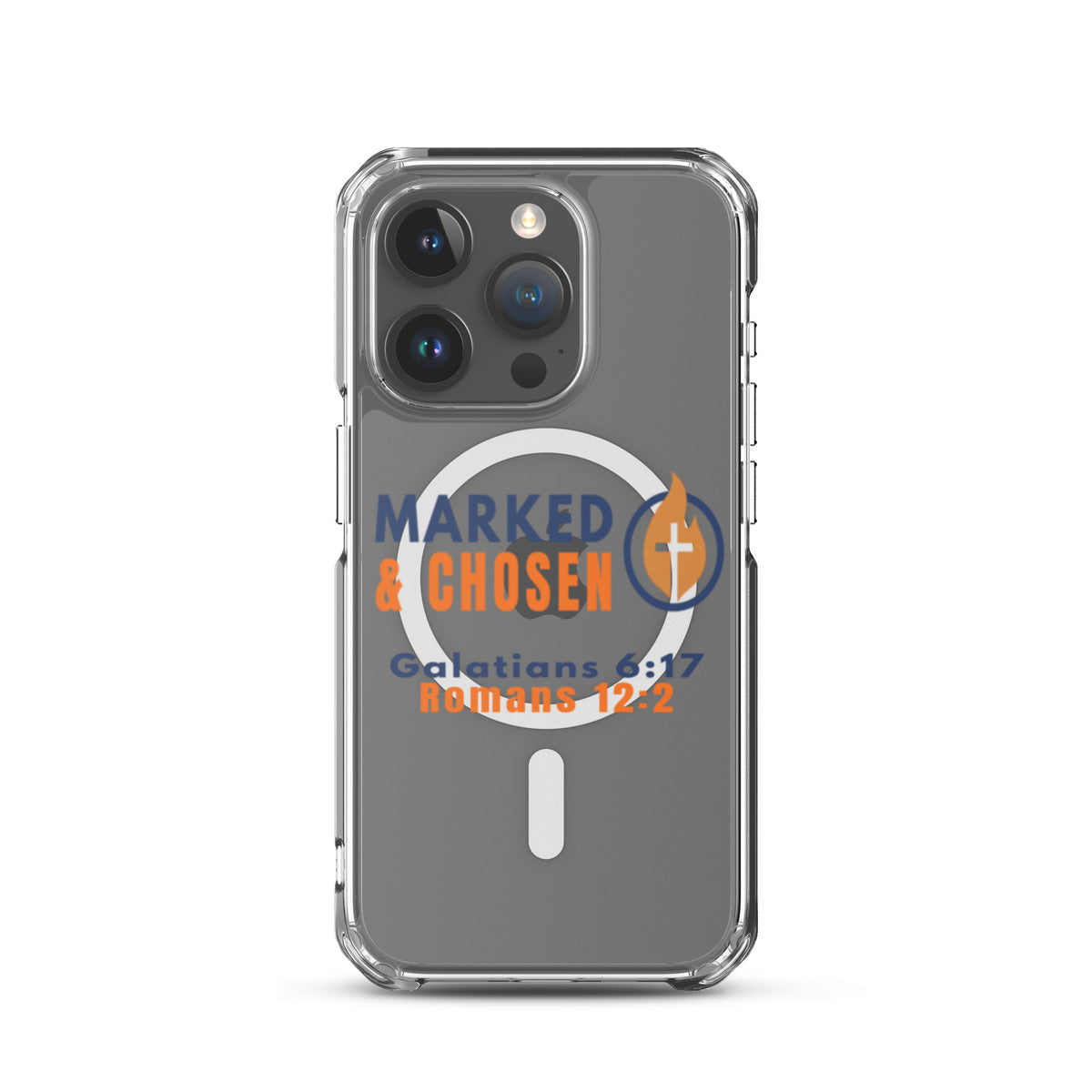 Marked & Chosen Clear MagSafe iPhone Case - iPhone 15 Pro - Front View