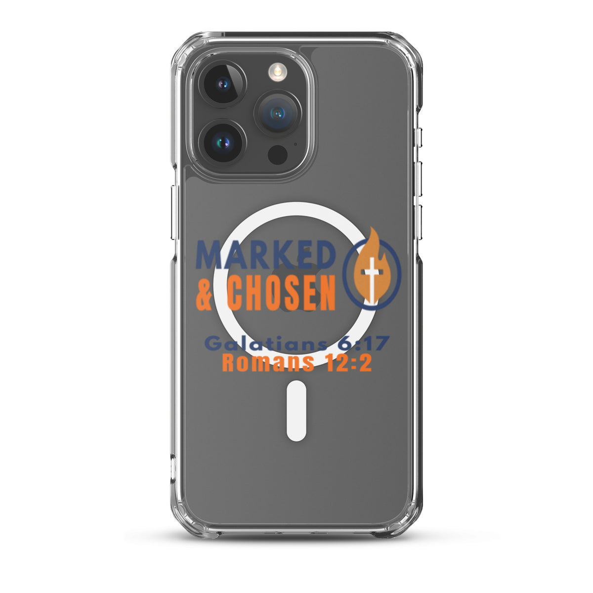Marked & Chosen Clear MagSafe iPhone Case - iPhone 15 Pro Max - Front View
