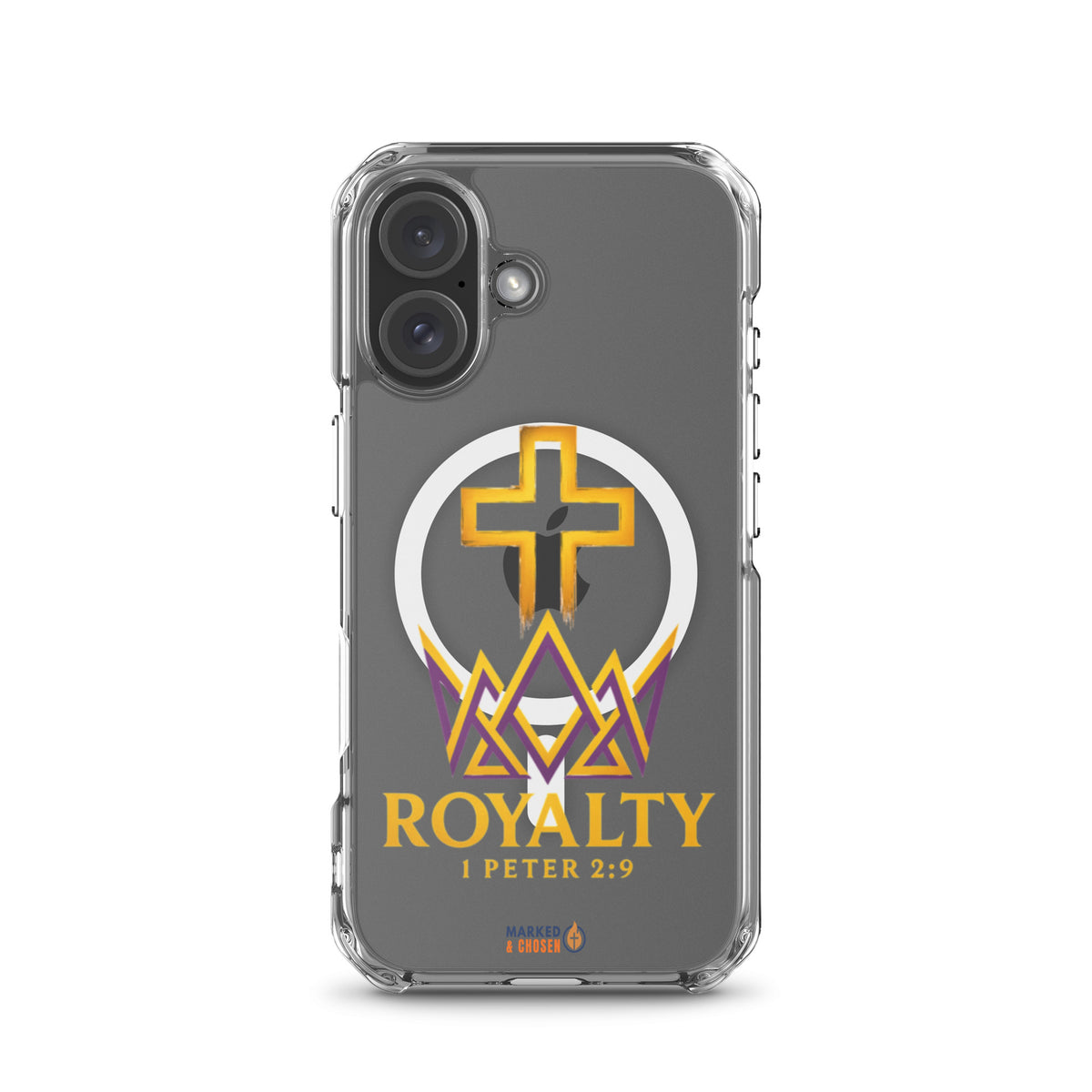 Royalty Clear MagSafe iPhone Case - iPhone 16 - Front View