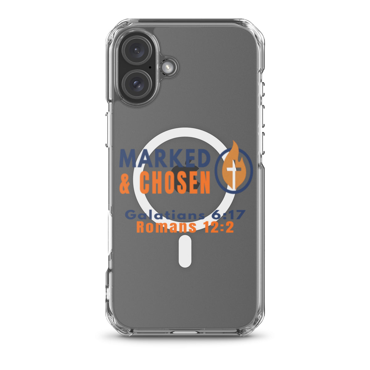 Marked & Chosen Clear MagSafe iPhone Case - iPhone 16 Plus - Front View