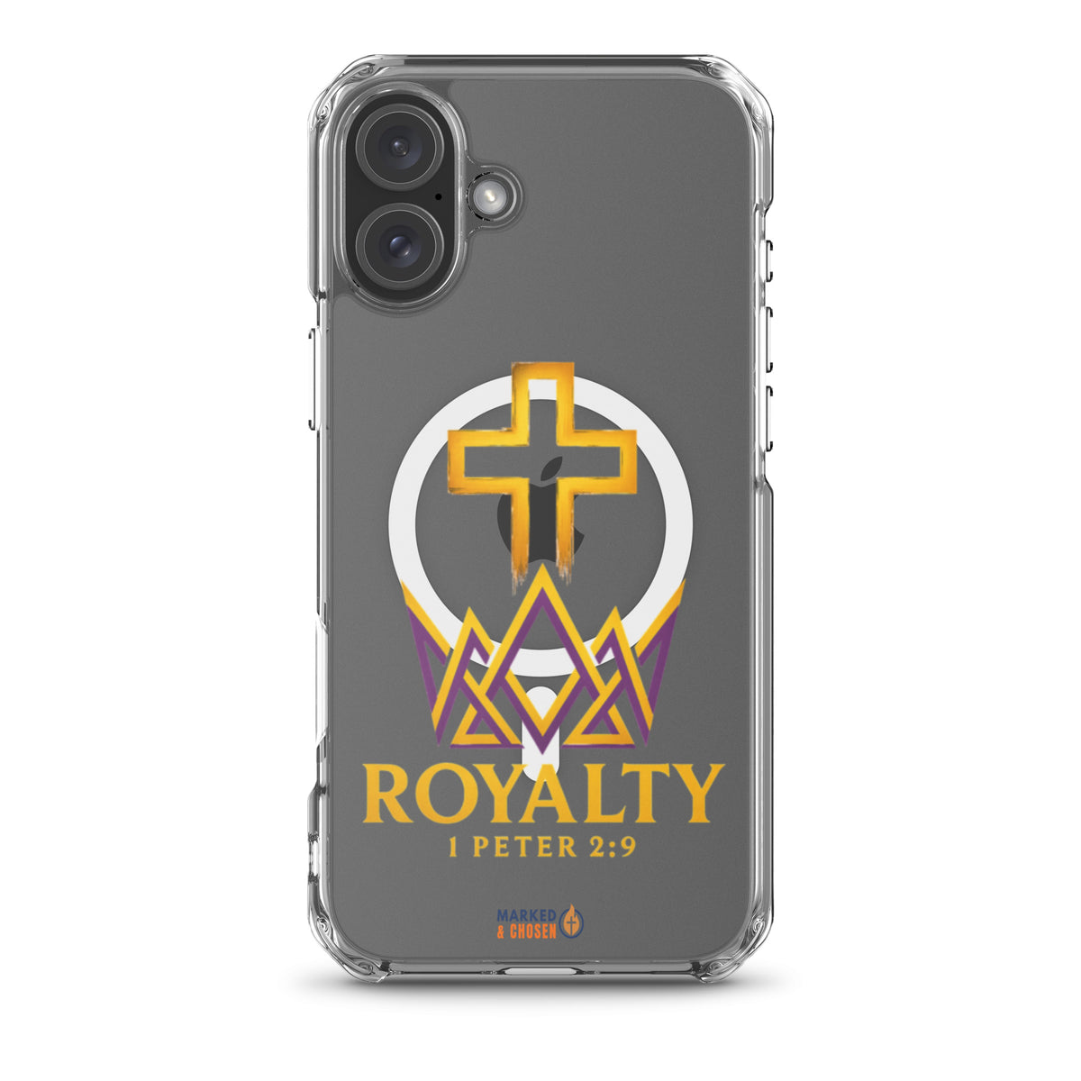 Royalty Clear MagSafe iPhone Case - iPhone 16 Plus - Front View