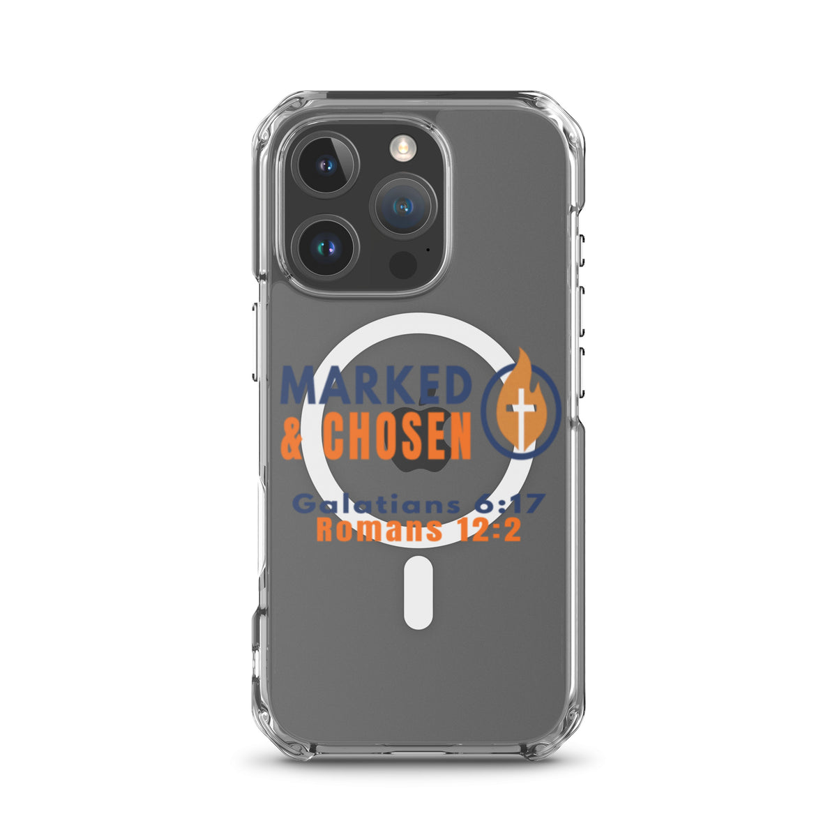 Marked & Chosen Clear MagSafe iPhone Case - iPhone 16 Pro - Front View