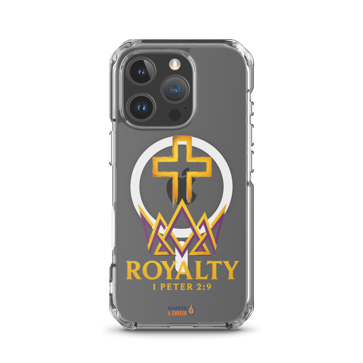 Royalty Clear MagSafe iPhone Case - iPhone 16 Pro - Front View