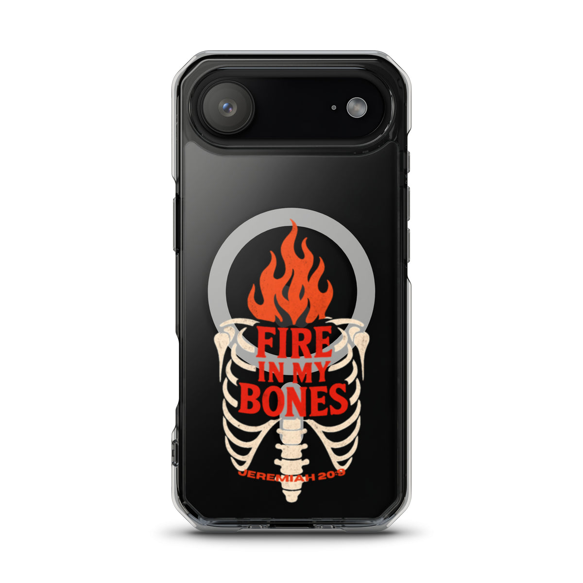 Fire in My Bones Clear iPhone Case - iPhone 17 Air - Front View