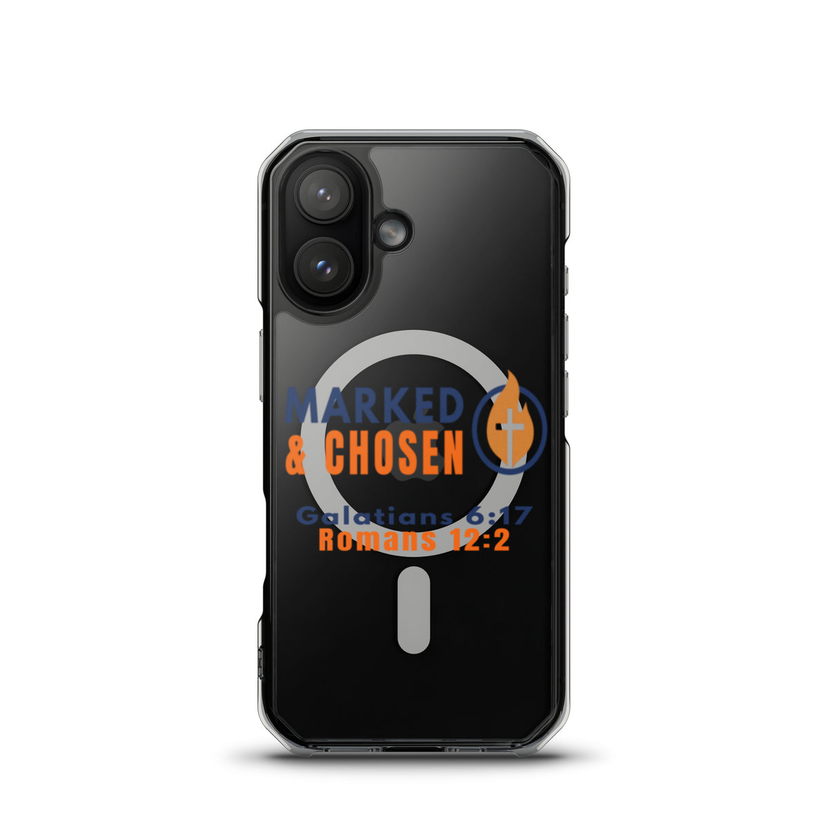Marked & Chosen Clear MagSafe iPhone Case - iPhone 17 - Front View