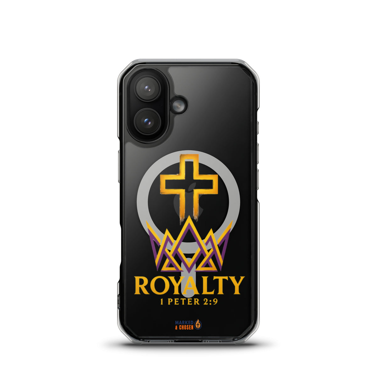 Royalty Clear MagSafe iPhone Case - iPhone 17 - Front View