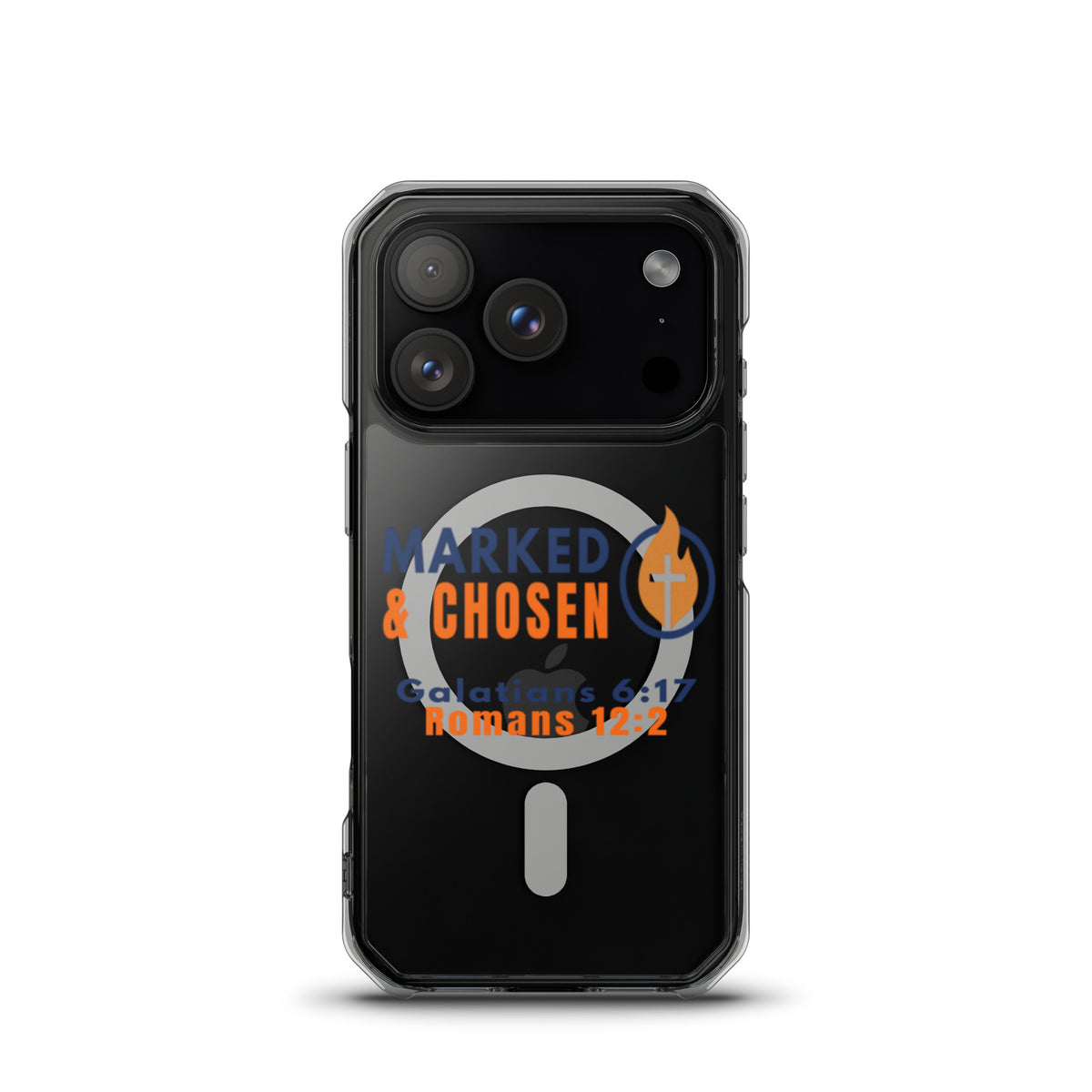 Marked & Chosen Clear MagSafe iPhone Case - iPhone 17 Pro - Front View