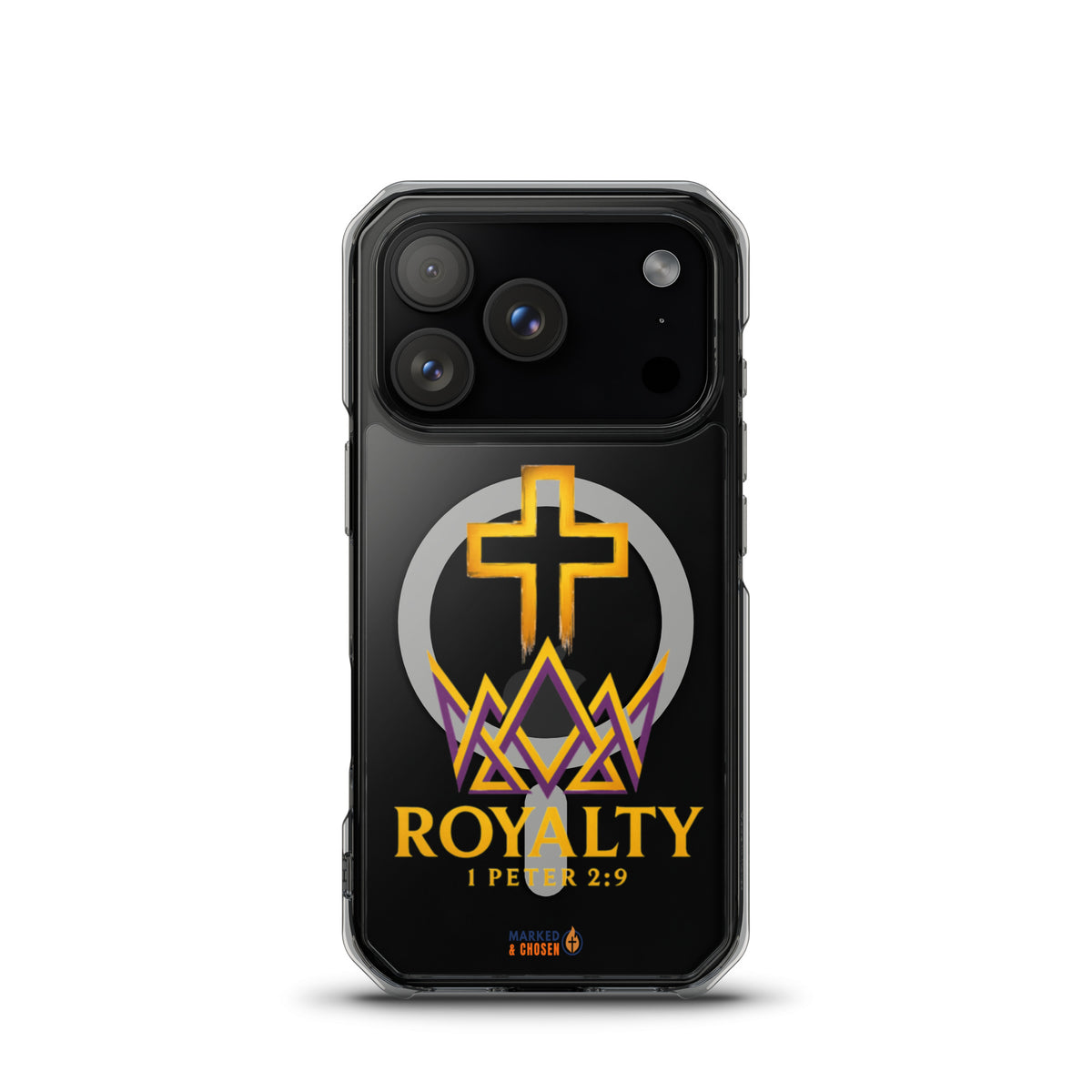 Royalty Clear MagSafe iPhone Case - iPhone 17 Pro - Front View