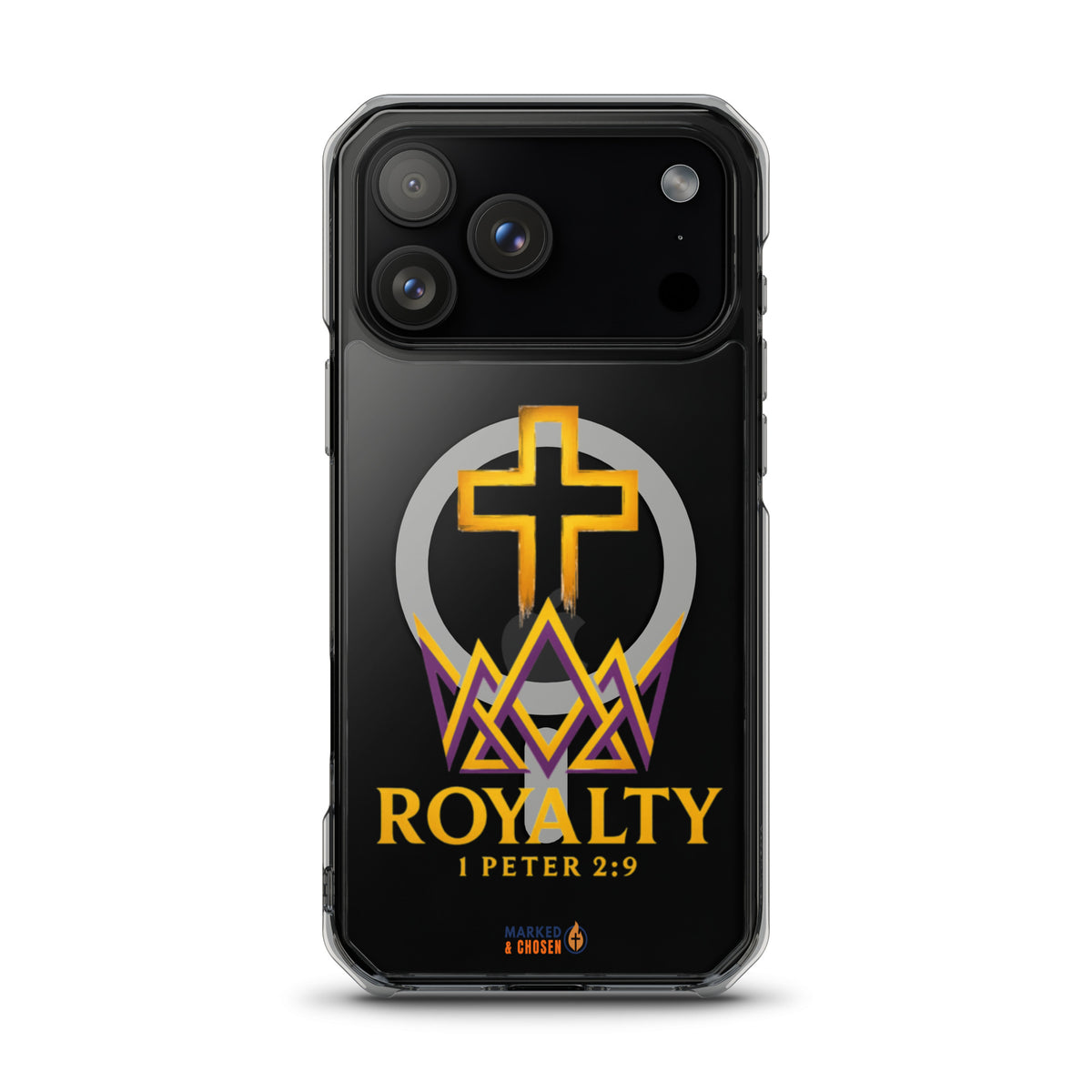 Royalty Clear MagSafe iPhone Case - iPhone 17 Pro Max - Front View